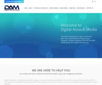 Digitalassaultmedia.com(Web Design & Marketing Agency) Screenshot