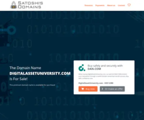 Digitalassetuniversity.com(Digitalassetuniversity) Screenshot