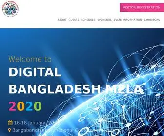 Digitalbangladeshmela.org.bd(Digital Bangladesh Mela 2020) Screenshot