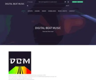 Digitalbeatmusic.net(Electronic Music label) Screenshot