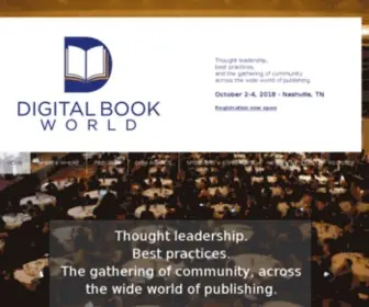Digitalbookworld.com(Digital Book World) Screenshot
