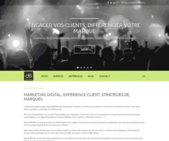 Digitalbrand.fr(Digital BRAND: engager vos clients) Screenshot