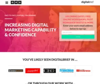 Digitalbrief.com(Digital Marketing Courses and Workshops) Screenshot