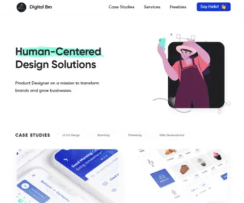 Digitalbro.net(Human-Centered Design Solutions) Screenshot