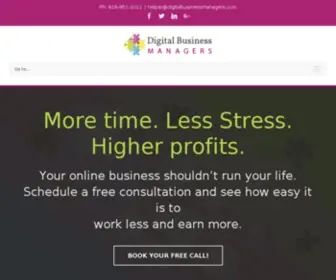 Digitalbusinessmanagers.com(Online Business Manager) Screenshot