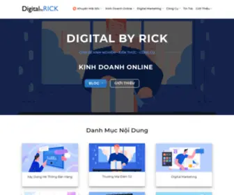 Digitalbyrick.com(Digital Marketing & Kinh Doanh Online) Screenshot