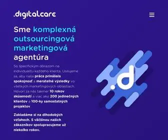 Digitalcare.sk(Outsourcingová) Screenshot