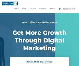 Digitalcare4U.com(Best Digital Marketing Agency in Kochi) Screenshot