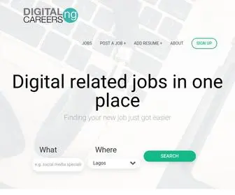 Digitalcareers.com.ng(Digital Careers NG) Screenshot