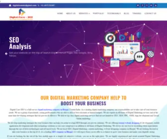 Digitalcareseo.com(Digital Marketing Company & Web Designing Bhopal) Screenshot