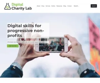 Digitalcharitylab.org(Digital Charity Lab) Screenshot