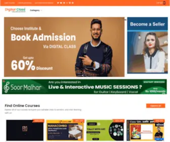 Digitalclassworld.com(India's first educational marketplace) Screenshot