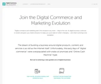 Digitalcommerce.com(Content Marketing & SEO Services) Screenshot