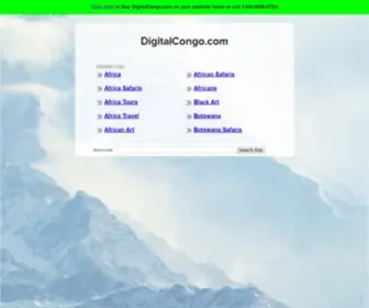 Digitalcongo.com(The Leading Africa Travel Site on the Net) Screenshot