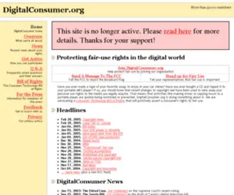 Digitalconsumer.org(DigitalConsumer) Screenshot