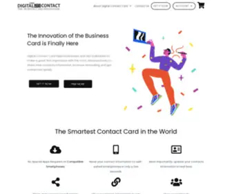 Digitalcontactcard.com(Digital Contact Card) Screenshot
