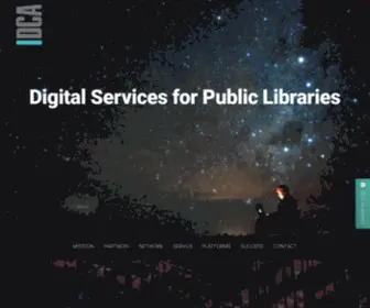 Digitalcontentassociates.com(Digital Services for Public Libraries) Screenshot