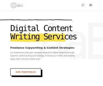 Digitalcontentwritingservices.net(Digital Content Writing Services) Screenshot