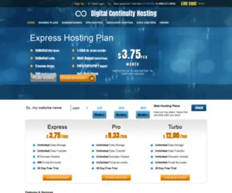 Digitalcontinuity.host(Website Hosting offers provided by Digital Continuity Hosting) Screenshot