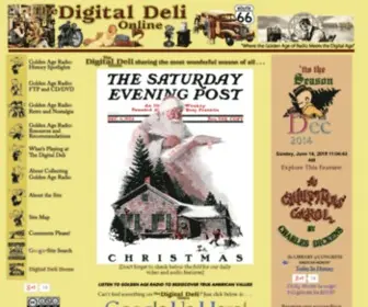 Digitaldeliftp.com(The Home of Digital Deli's Golden Age Radio History) Screenshot