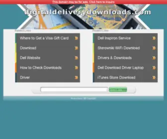Digitaldeliverydownloads.com(Electronic Delivery Instant Download) Screenshot