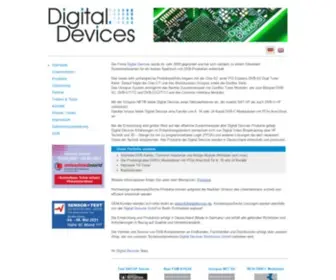 Digitaldevices.de(DVB Komponenten) Screenshot