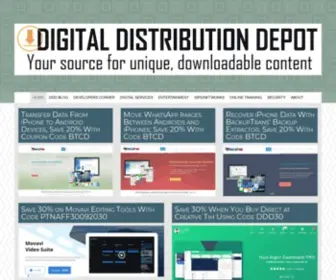 Digitaldistributiondepot.com(Digital Distribution Depot) Screenshot