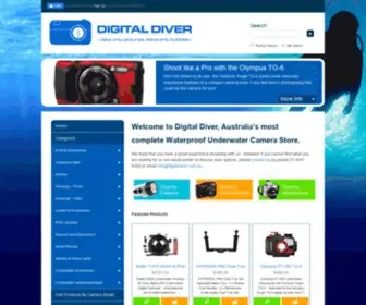 Digitaldiver.com.au(Australia's Most Complete Waterproof Underwater Camera Store) Screenshot