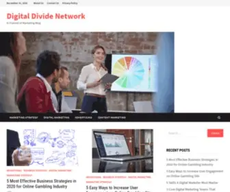 Digitaldividenetwork.org(A Channel of Marketing Blog) Screenshot