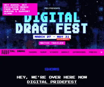Digitaldragfest.com(Digital Drag Fest) Screenshot
