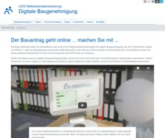 Digitale-Baugenehmigung.de(Startseite Digitale Baugenehmigung) Screenshot