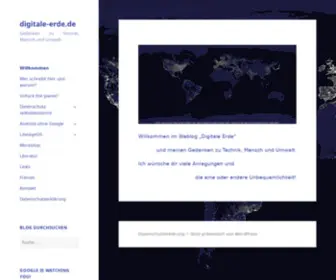 Digitale-Erde.de(Digitale Erde) Screenshot