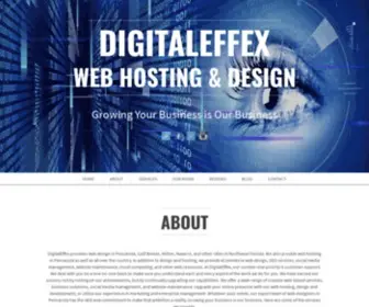 Digitaleffex.com(Marketing in Pensacola) Screenshot