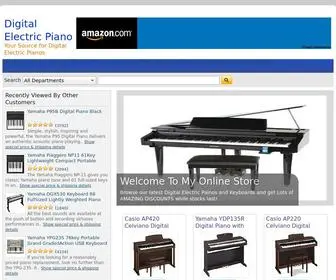 DigitalelectricPiano.com(WordPress) Screenshot