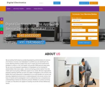 Digitalelectronicservice.in(Service Center in Hyderabad) Screenshot