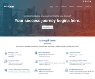 Digitalembee.com(Digital Transformation & IT Consulting in Bahrain) Screenshot