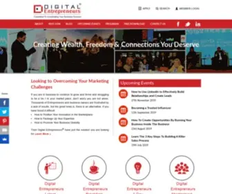 Digitalentrepreneurs.biz(Australia&#039;s Successful Digital Entrepreneur) Screenshot