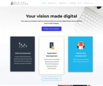 Digitalenvision.com.au(Digital Envision) Screenshot