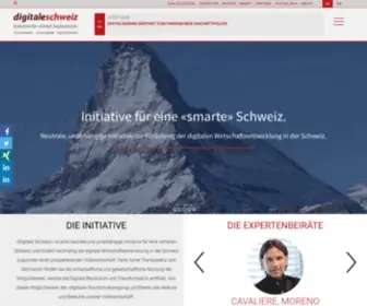 Digitaleschweiz.ch(Initiative für) Screenshot