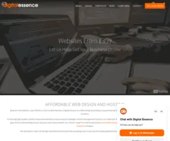 Digitalessence.net(Web Site Design in Innerleithen & Peebles) Screenshot