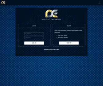 Digitalexchange.center(Digital Exchange) Screenshot