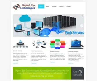 Digitaleyetechnologies.com(Digital Eye Technologies) Screenshot