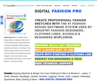 Digitalfashionpro.com(Design the clothing of your dreams. Become a fashion designer) Screenshot