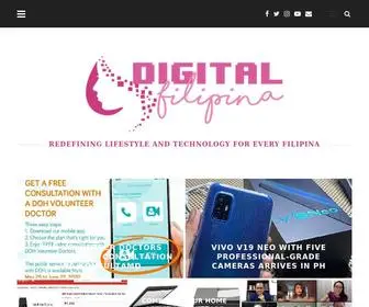 Digitalfilipina.com(Redefining Technology and Lifestyle for Filipinas) Screenshot