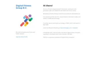 Digitalfitnessgroup.com(Digital Fitness Group B.V) Screenshot