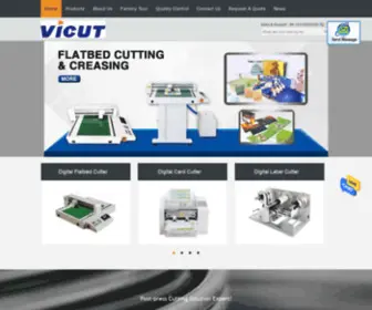 Digitalflatbedcutter.com(Quality Digital Flatbed Cutter & Digital Card Cutter factory from China) Screenshot