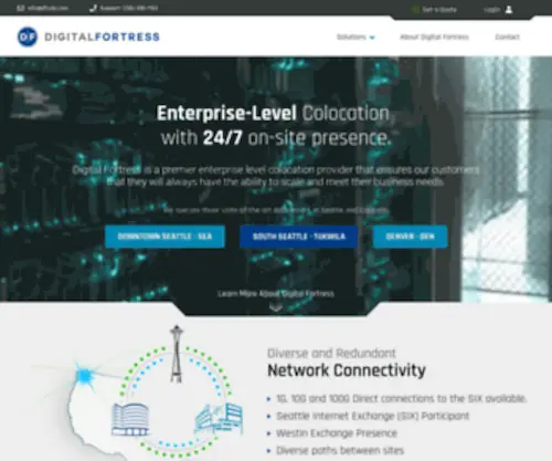 Digitalforest.com(Seattle Colocation) Screenshot