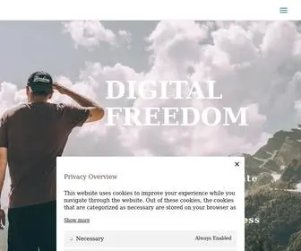 Digitalfreedomstate.com(Dont let your past dictate your future) Screenshot