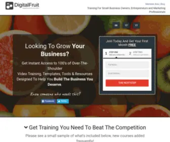 Digitalfruit.co.uk(Tools & Training For Small Business Owners) Screenshot