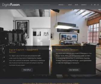 Digitalfusion.net(Digital photographic rental & post) Screenshot